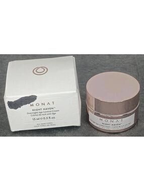 Monat Night Haven Overnight Age Control Cream 15mL .5oz Rare